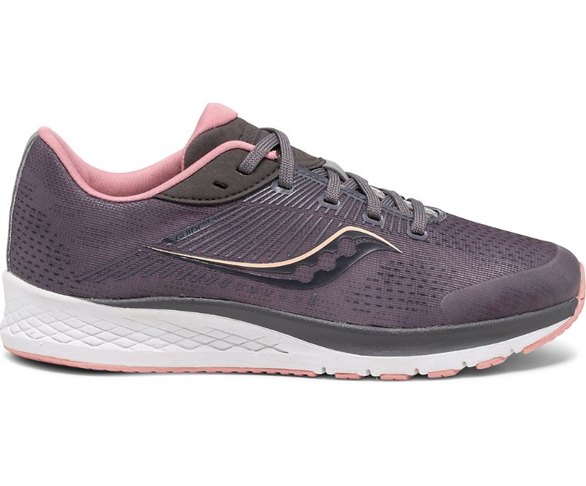 Pink / Grey Kids' Saucony Guide 14 Sneakers | EOSVP1240