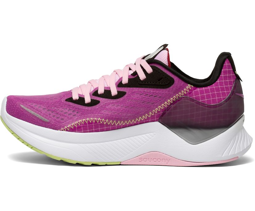 Pink / Purple Women's Saucony Endorphin Shift 2 Running Shoes | RKCZO6137