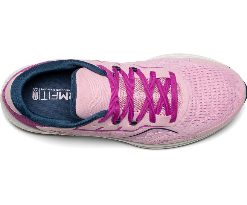 Pink / Purple Women's Saucony Freedom 4 Running Shoes | PYKAO1359