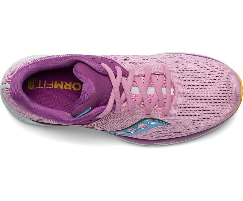 Pink / Purple Women's Saucony Guide 14 Running Shoes | EQLKW9710