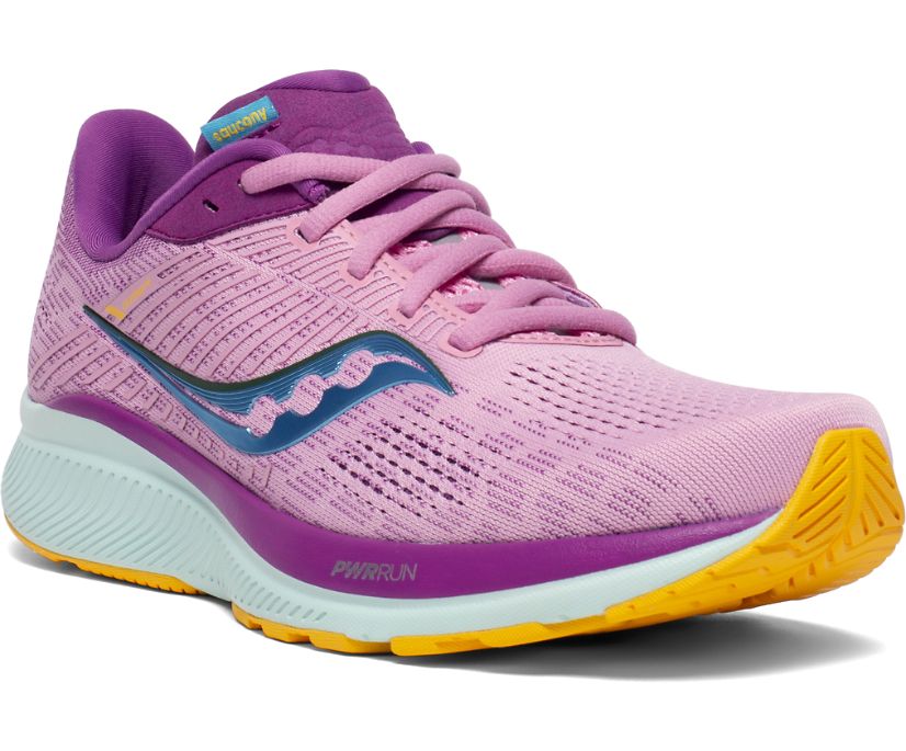 Pink / Purple Women's Saucony Guide 14 Running Shoes | EQLKW9710