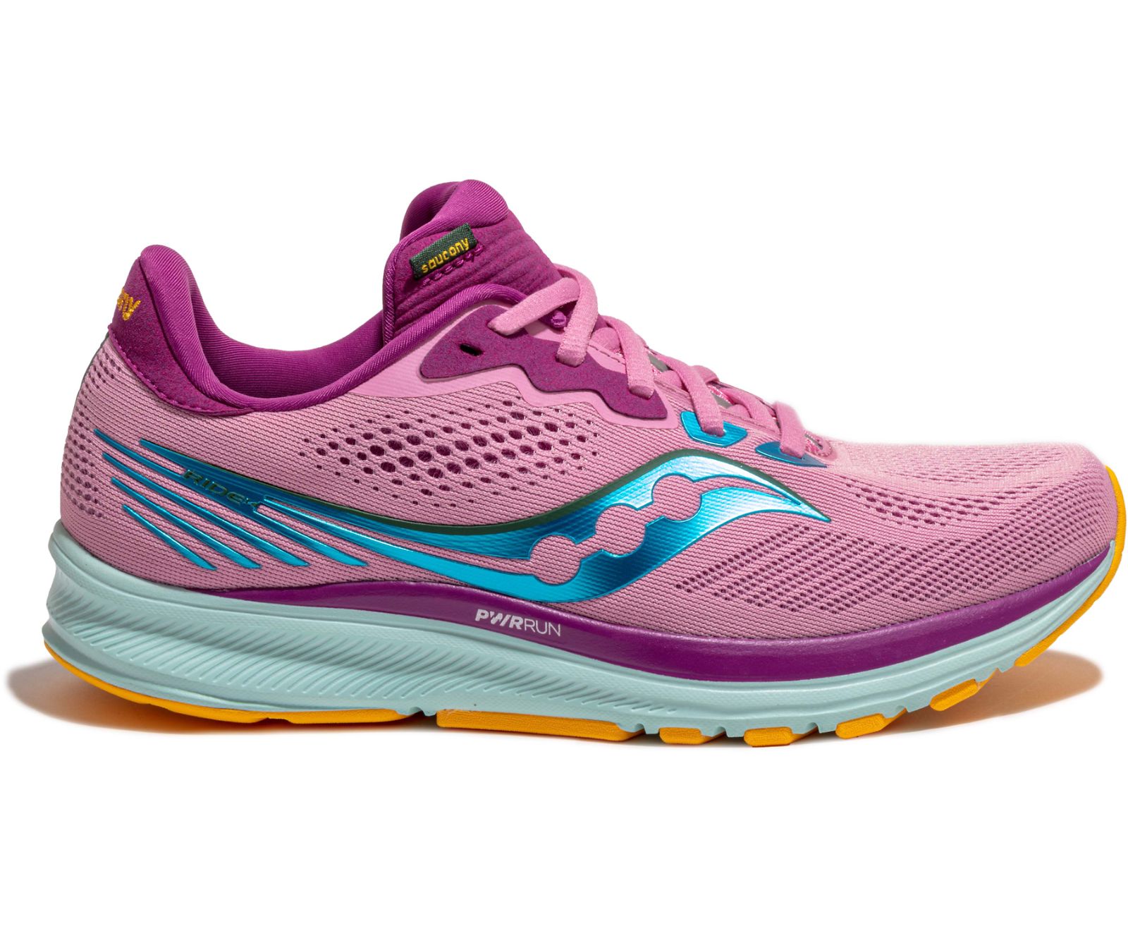 Pink / Purple Women\'s Saucony Ride 14 Running Shoes | EKMFR3625