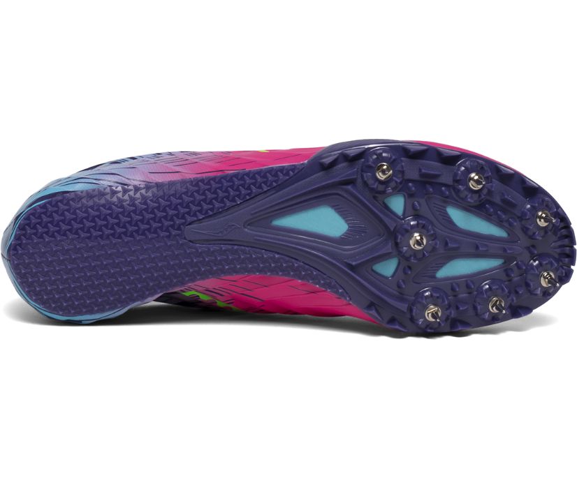 Pink / Purple Women's Saucony Spitfire 5 Running Shoes | GZAPX8326