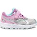 Pink / Silver Kids' Saucony Cohesion 14 A/C Jr. Sneakers | DNUYR1362