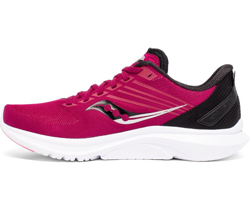 Pink / Silver Women's Saucony Kinvara 12 Running Shoes | RIZLD4673