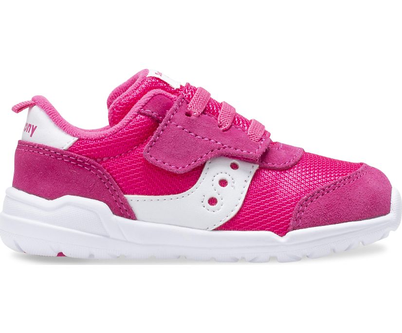 Pink / White Kids\' Saucony Jazz Riff Sneakers | TQVNK2430