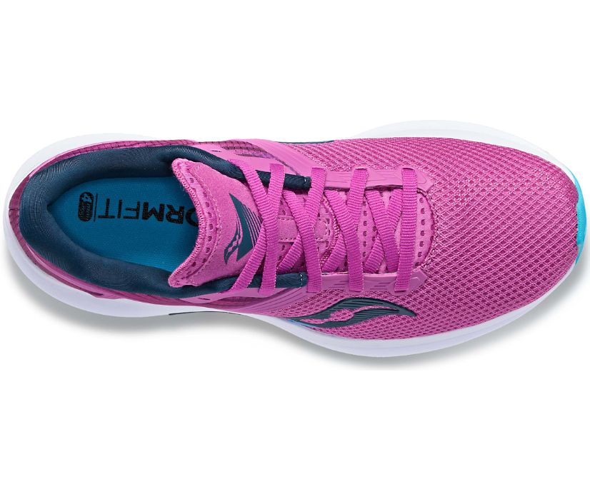 Pink Women's Saucony Axon Running Shoes | IRMJL9842