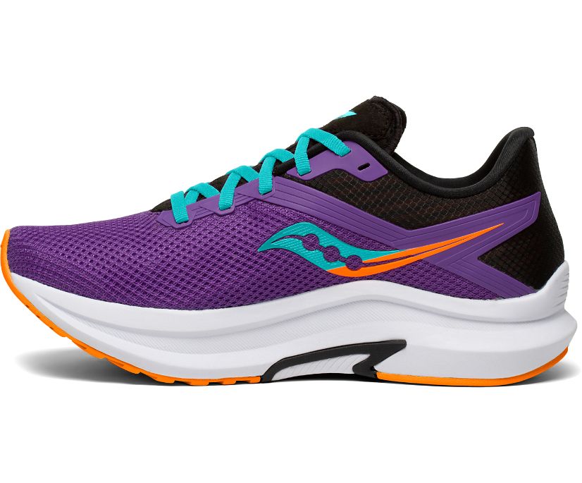 Purple / Blue Women's Saucony Axon Running Shoes | DECRH0914