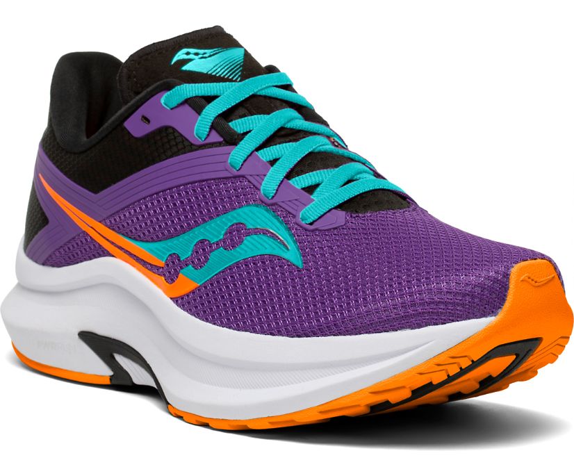 Purple / Blue Women's Saucony Axon Running Shoes | DECRH0914