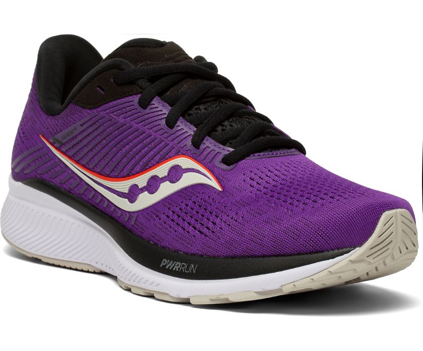 Purple / Grey Women's Saucony Guide 14 Running Shoes | IDPMU2486