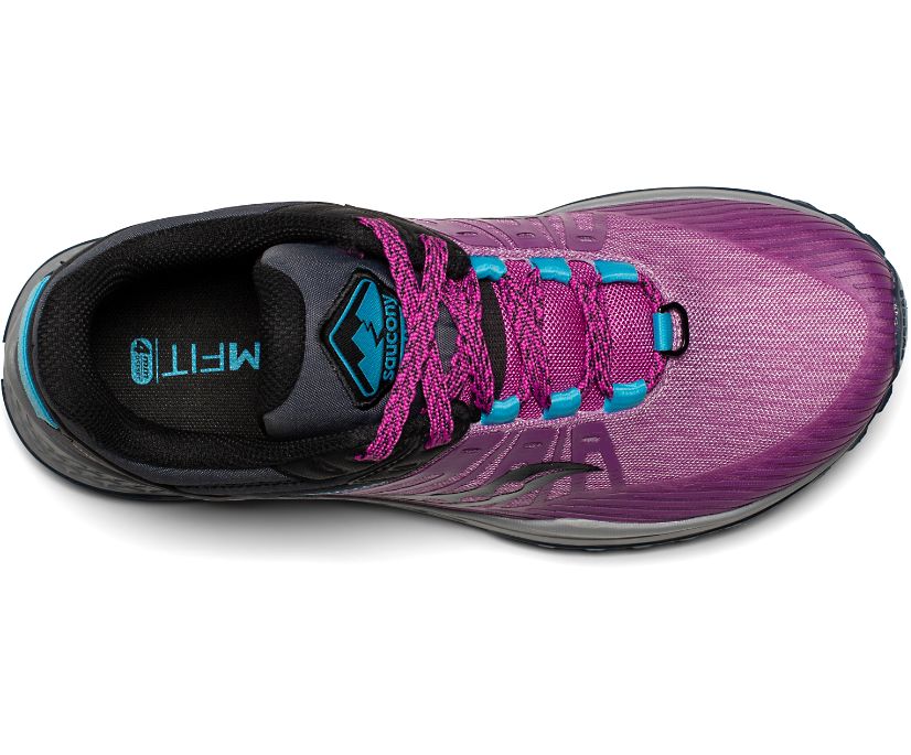 Purple / Grey Women's Saucony Mad River Tr 2 Trail Running Shoes | FDUWC8053