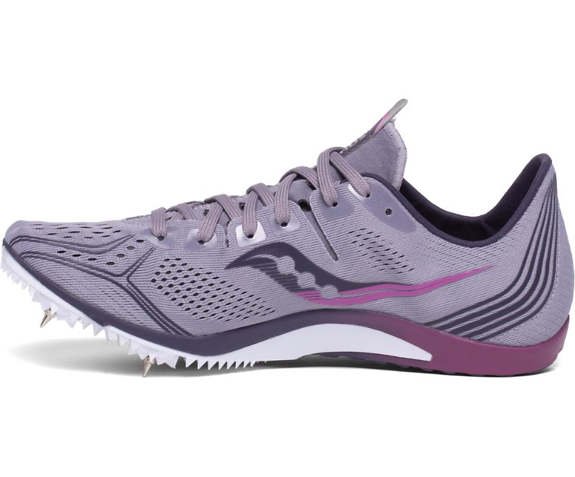 Purple Women's Saucony Endorphin 3 Running Shoes | PCJDI4208