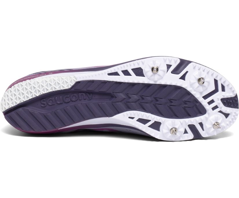 Purple Women's Saucony Endorphin 3 Running Shoes | PCJDI4208