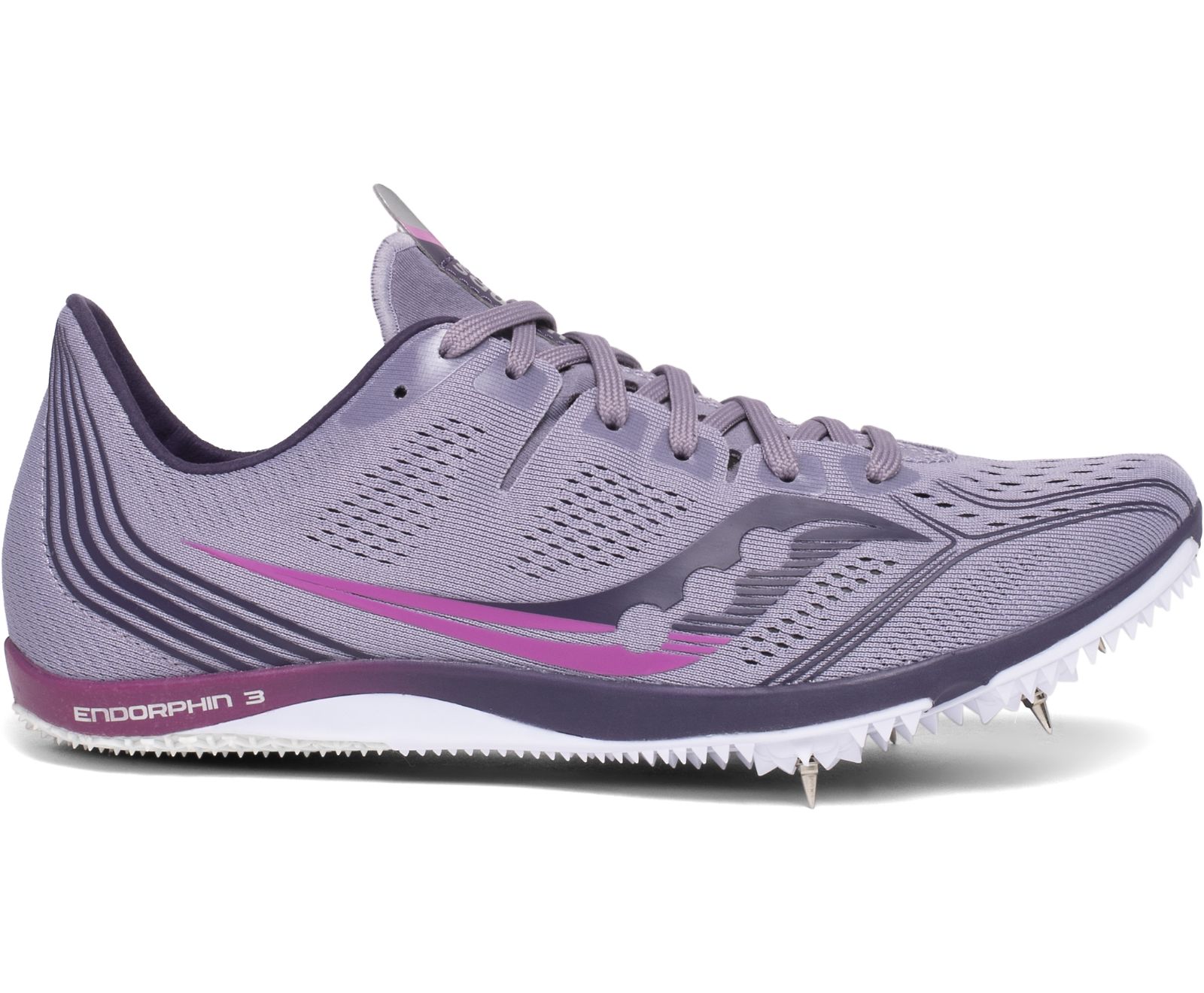 Purple Women\'s Saucony Endorphin 3 Running Shoes | PCJDI4208