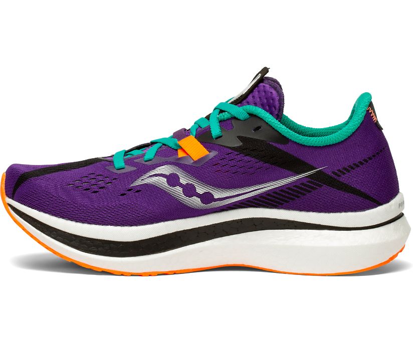 Purple Women's Saucony Endorphin Pro 2 Running Shoes | UOVYW2506