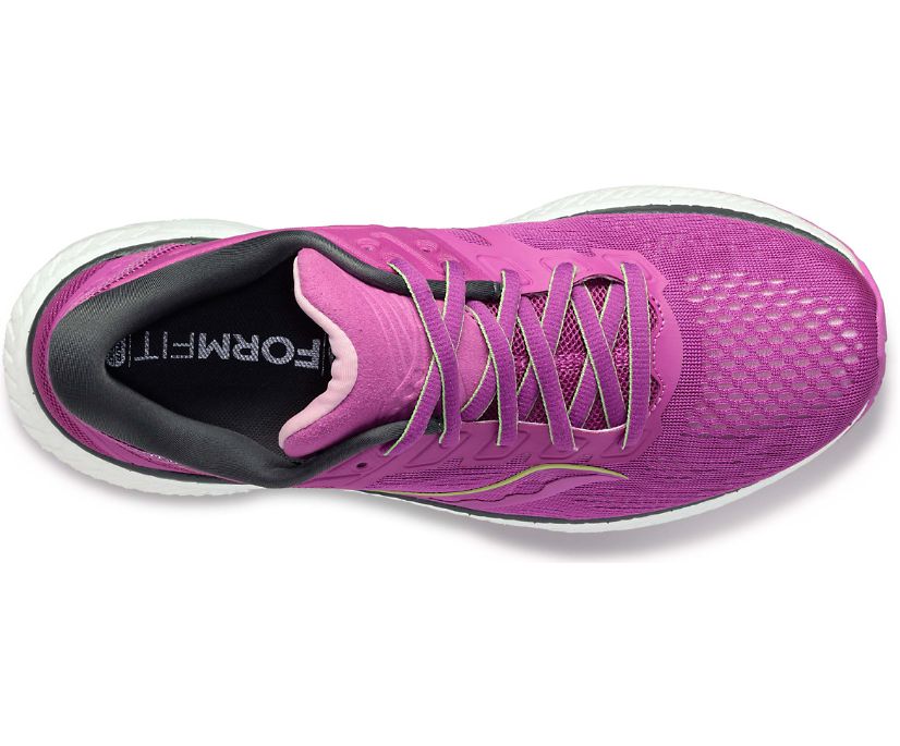 Purple Women's Saucony Hurricane 23 Running Shoes | GJVFW7935