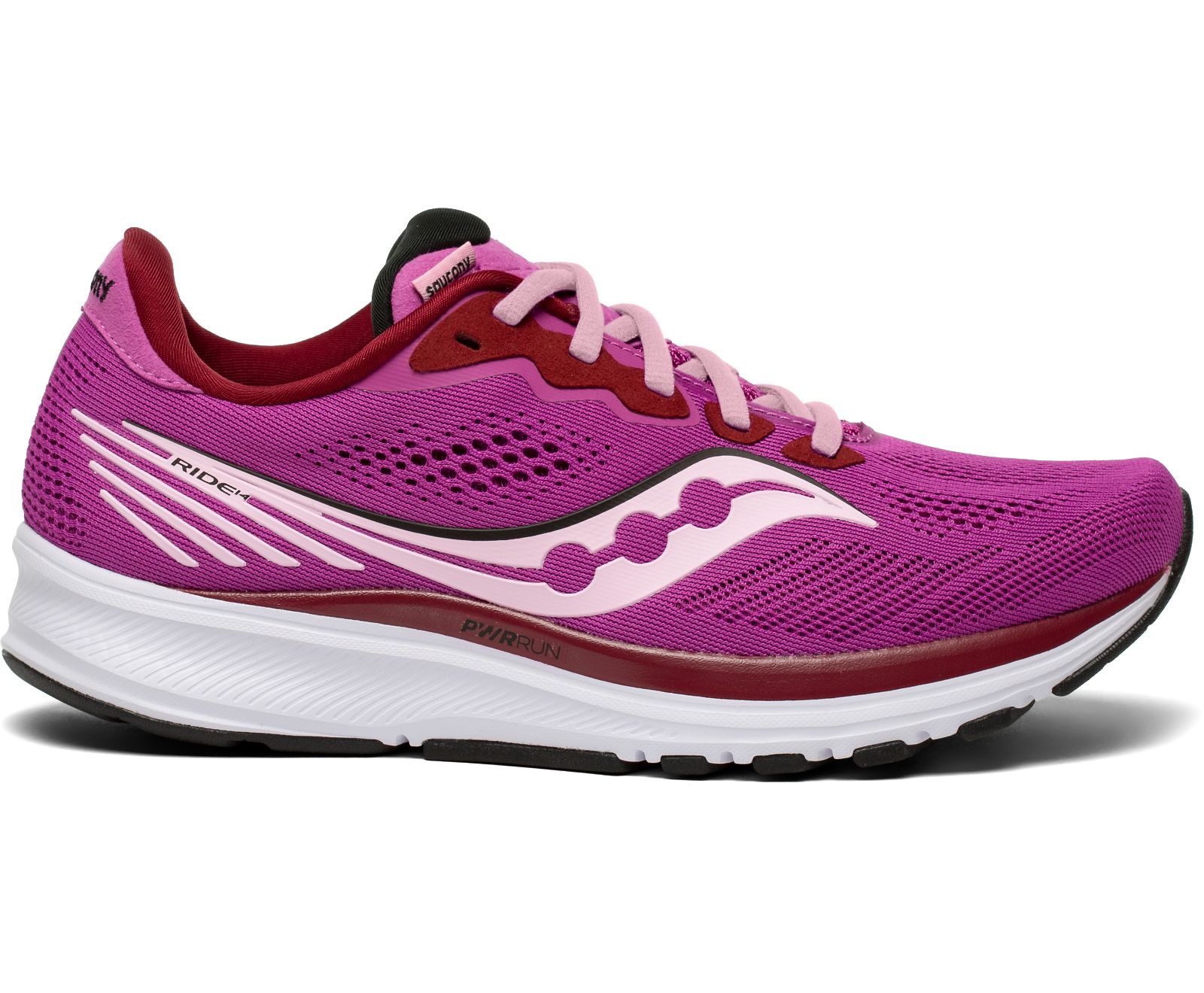 Purple Women\'s Saucony Ride 14 Running Shoes | TEXOA5293