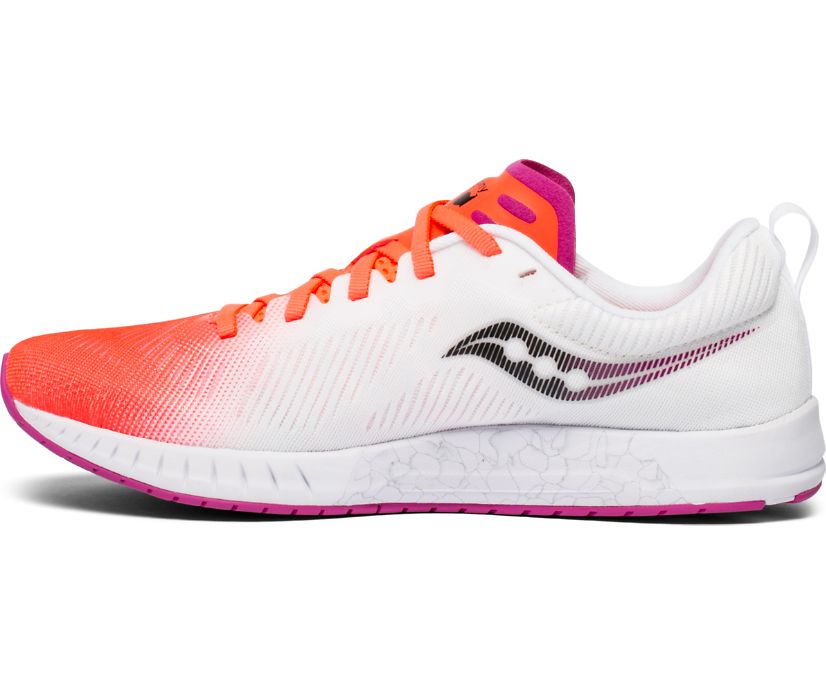 Red / White Women's Saucony Fastwitch 9 Running Shoes | NKSYF3104