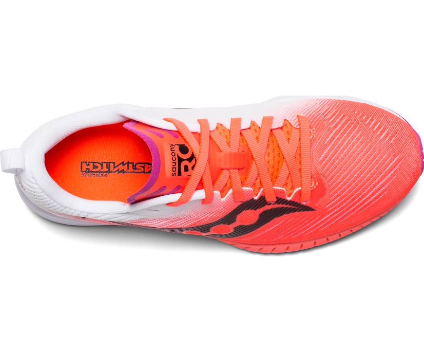 Red / White Women's Saucony Fastwitch 9 Running Shoes | NKSYF3104