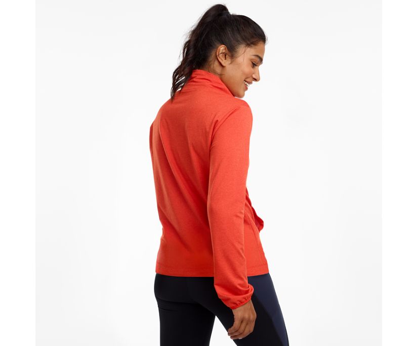 Red Women's Saucony Sunday Pocket Jackets | AFYVQ4273