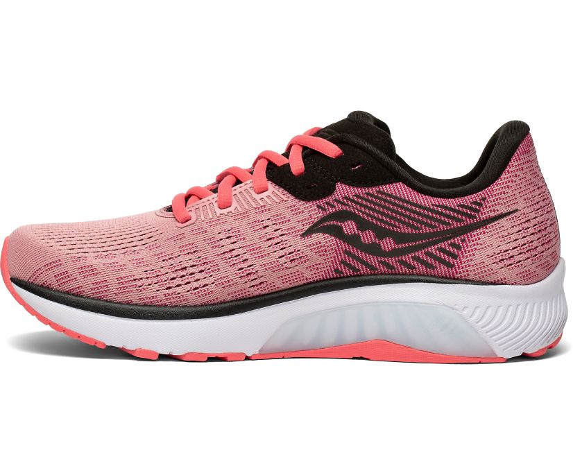 Rose / Black Women's Saucony Guide 14 Running Shoes | FELGS8329