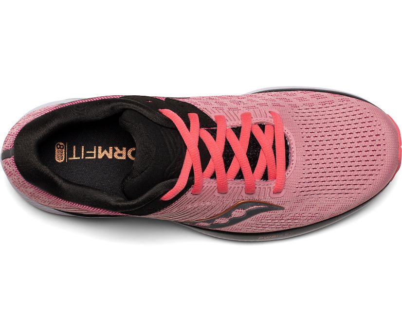 Rose / Black Women's Saucony Guide 14 Running Shoes | FELGS8329