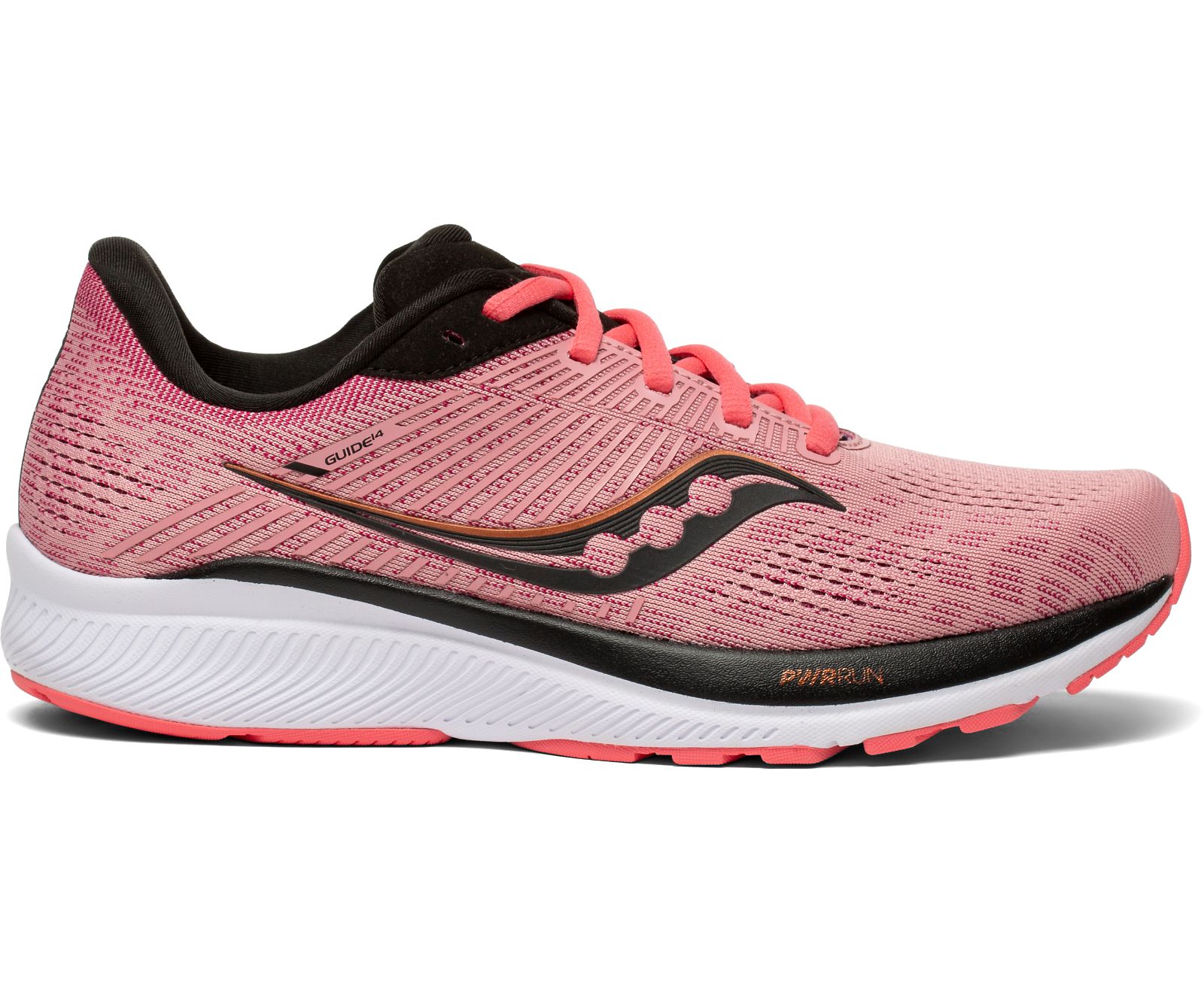 Rose / Black Women\'s Saucony Guide 14 Running Shoes | FELGS8329