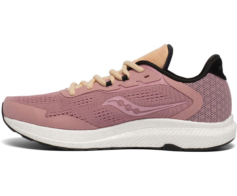 Rose / Orange Women's Saucony Freedom 4 Running Shoes | IODGA6472