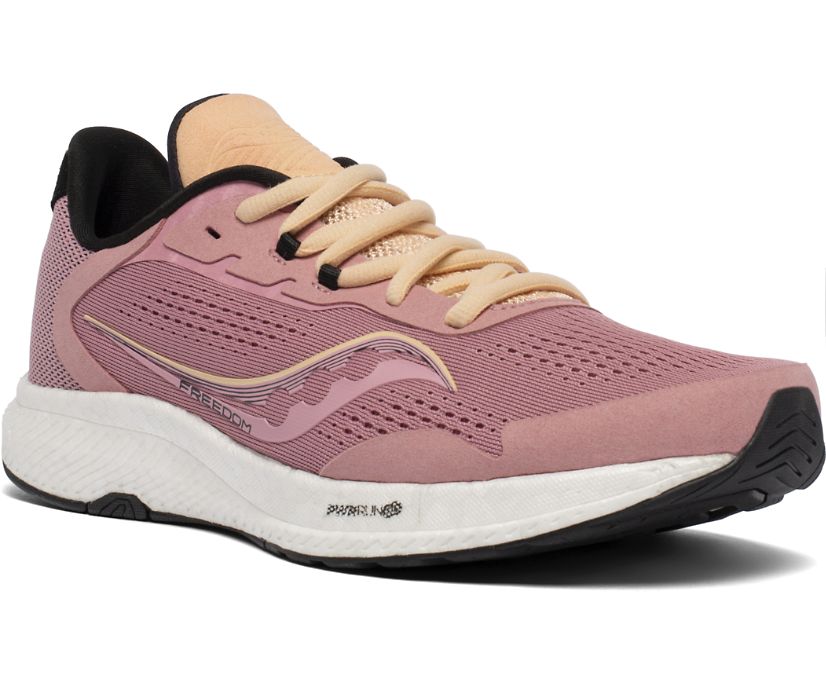 Rose / Orange Women's Saucony Freedom 4 Running Shoes | IODGA6472