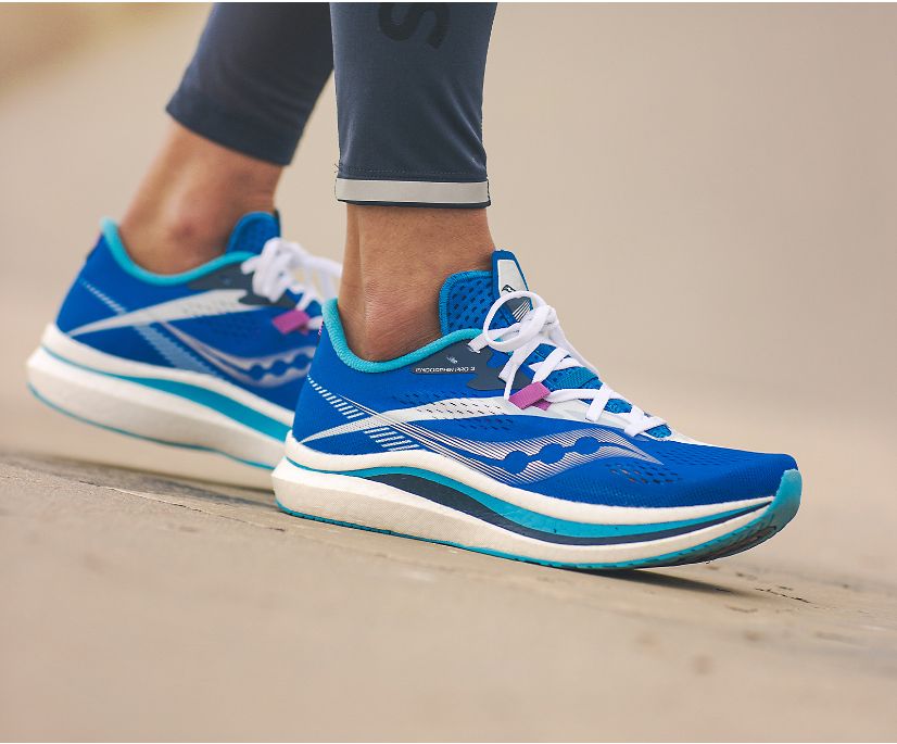 Royal / White Women's Saucony Endorphin Pro 2 Running Shoes | CZWQG3968