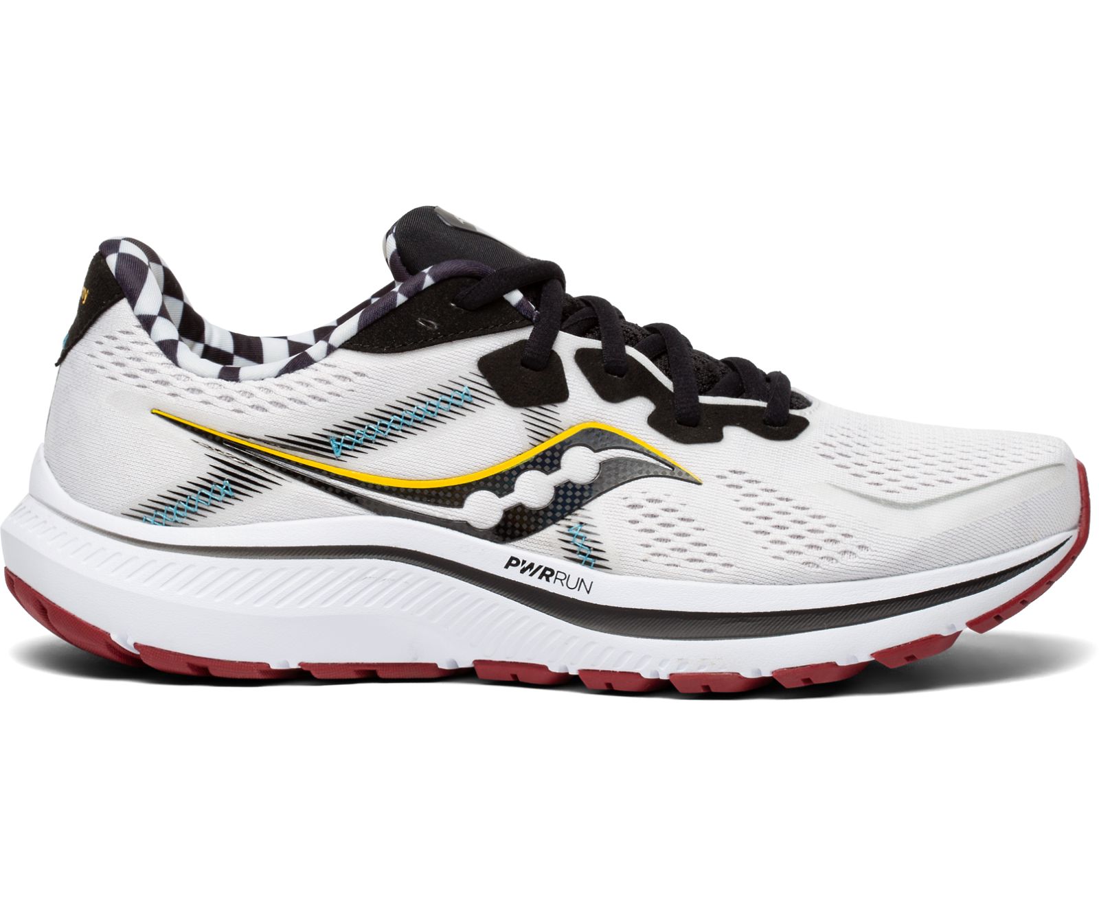 Silver / Black Men\'s Saucony Omni 20 Running Shoes | QVTOU6702