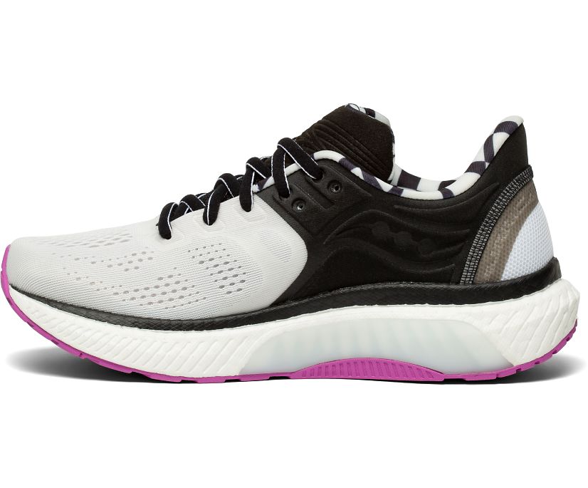 Silver / Black Women's Saucony Hurricane 23 Running Shoes | RWUAI3504