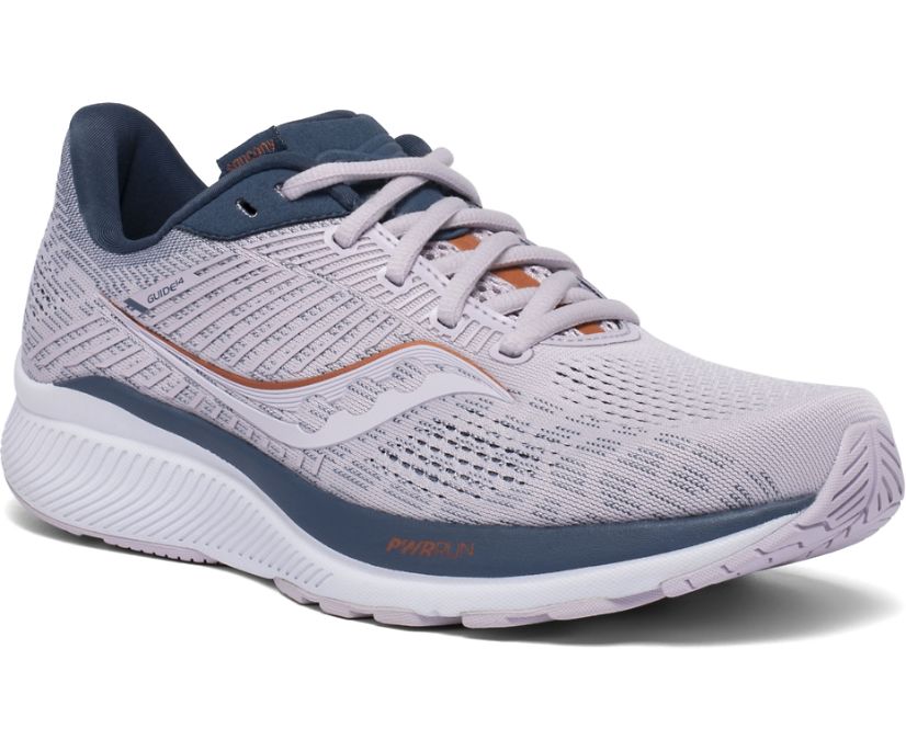 Silver Women's Saucony Guide 14 Running Shoes | OSPLH2197