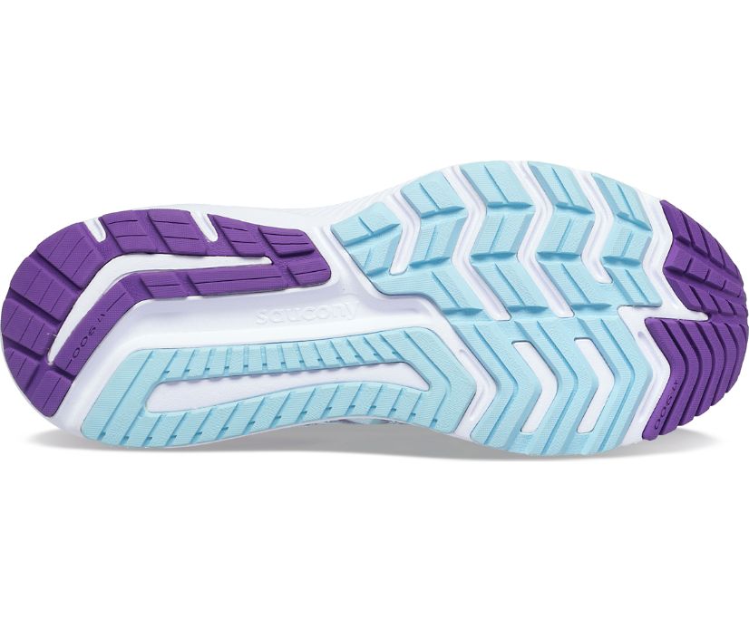 Turquoise / Purple Women's Saucony Omni 20 Running Shoes | RLETB3452