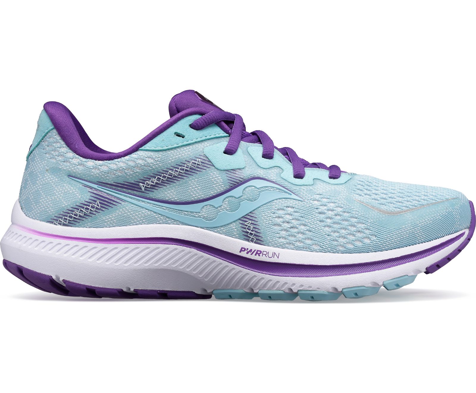 Turquoise / Purple Women\'s Saucony Omni 20 Running Shoes | RLETB3452