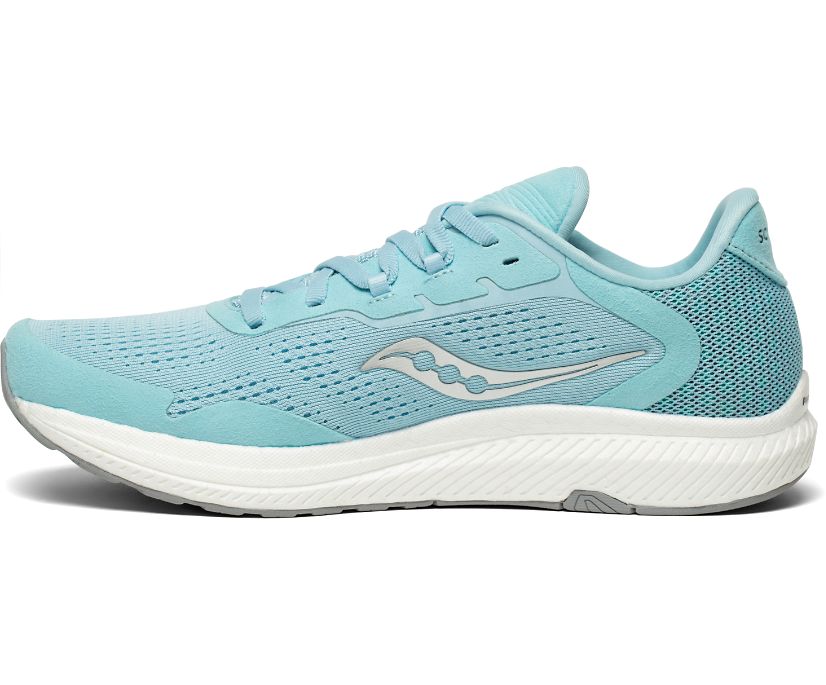 Turquoise Women's Saucony Freedom 4 Running Shoes | LOSTG5079