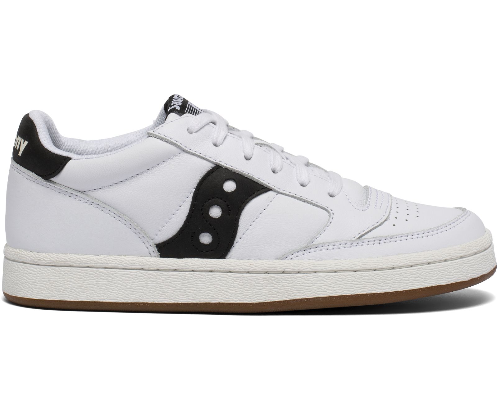 White / Black Men\'s Saucony Jazz Court Originals | AICYG8532