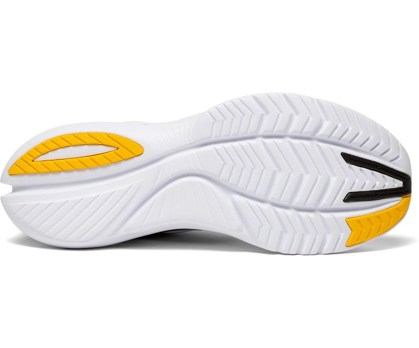 White / Black Women's Saucony Kinvara 12 Running Shoes | DUPRF3495