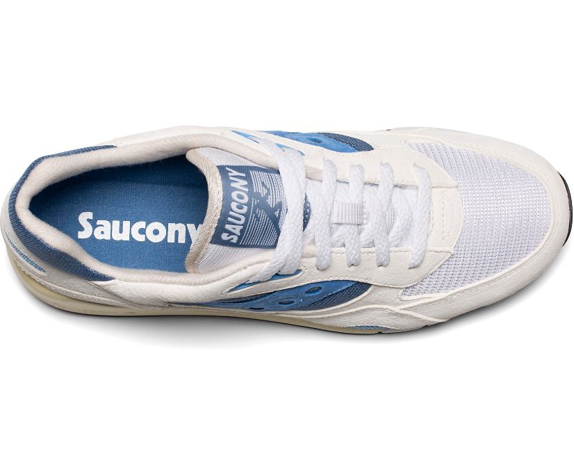 White / Blue Women's Saucony Shadow 6000 Originals | JWBDZ4709