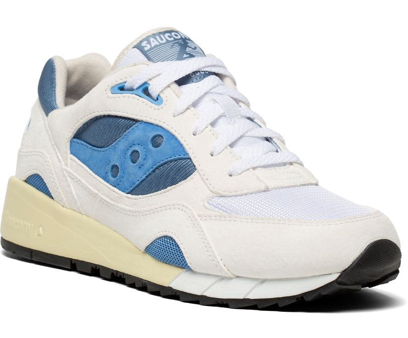 White / Blue Women's Saucony Shadow 6000 Originals | JWBDZ4709