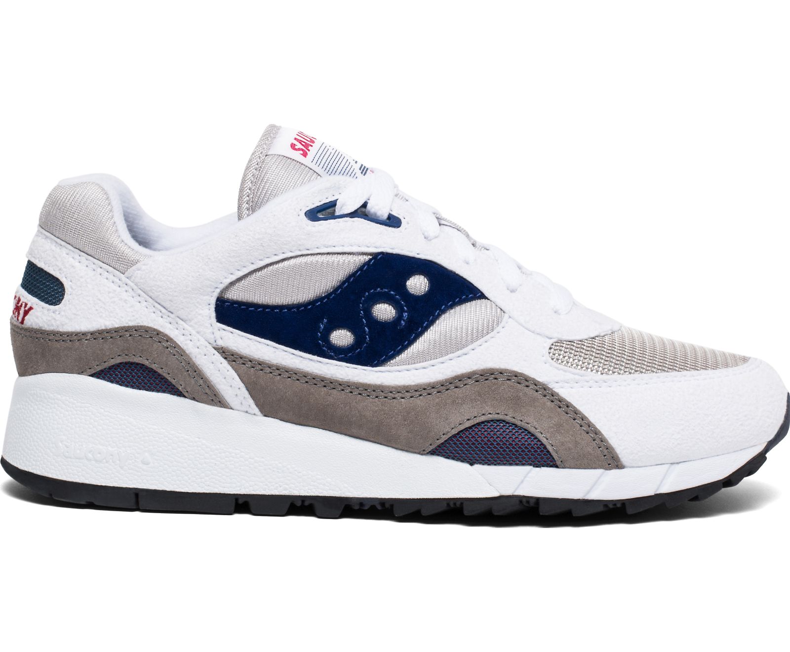 White / Grey / Navy Men\'s Saucony Shadow 6000 Originals | TOGVP7136