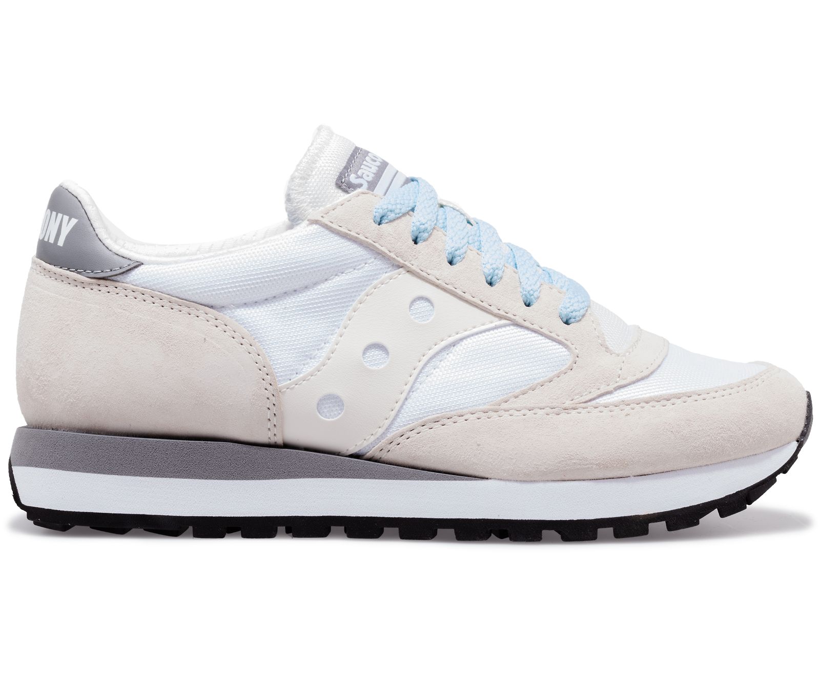 White / Khaki / Grey Women\'s Saucony Jazz 81 Originals | FNIWJ5348