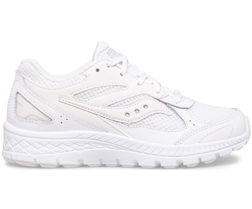 White Kids' Saucony Cohesion 14 Lace Sneakers | KPIUA6925