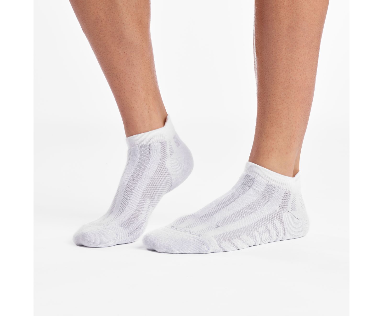 White Kids\' Saucony Ventilator No Show Tab 1 Pack Socks | YKXTL0834