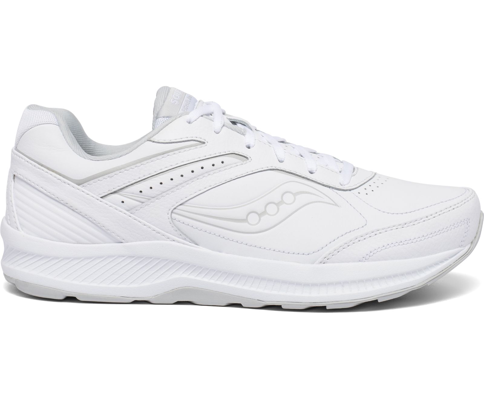 White Men\'s Saucony Echelon Walker 3 Extra Wide Walking Shoes | YNTDM0235