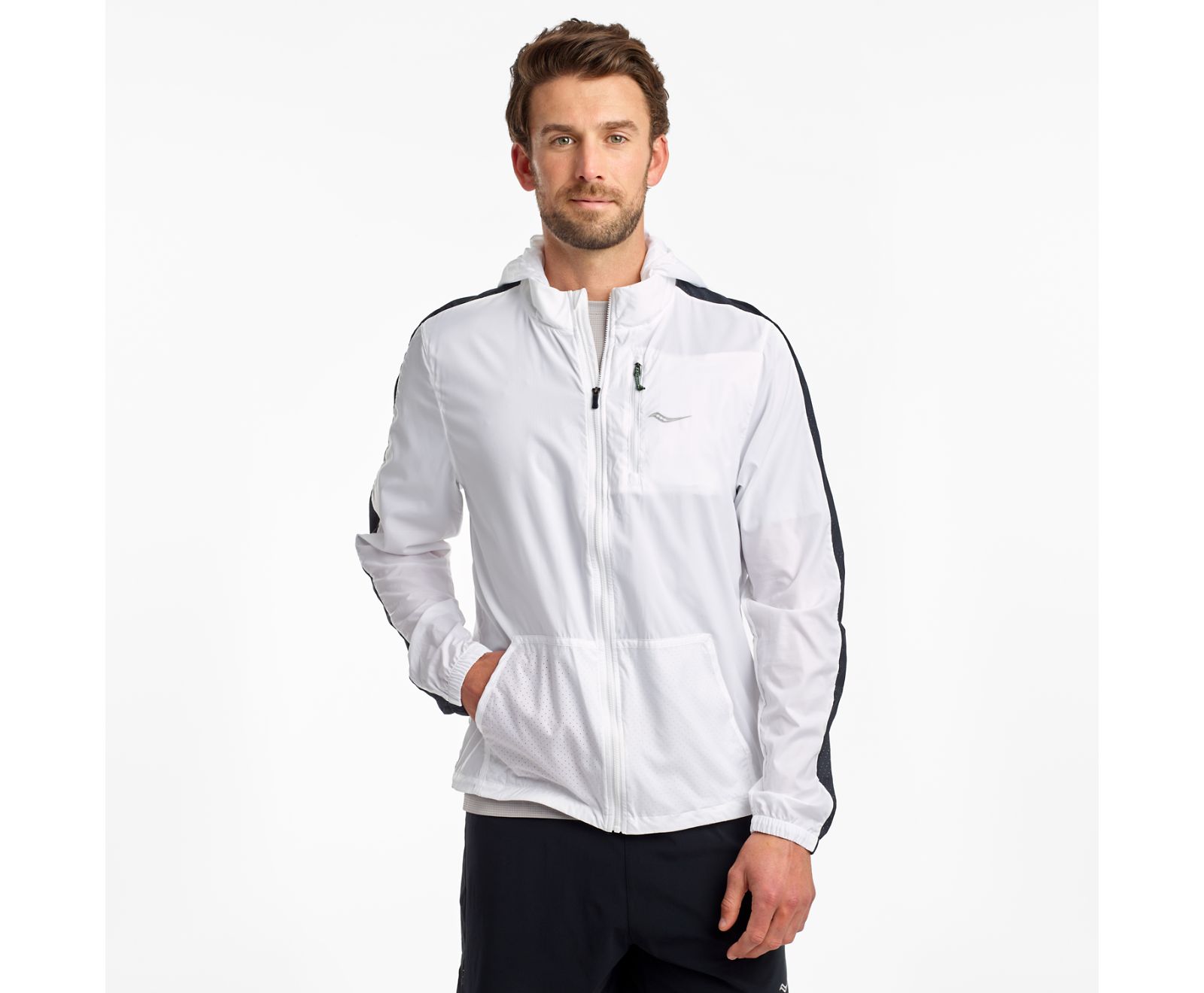 White Men\'s Saucony Packaway Jackets | DUXBY4361