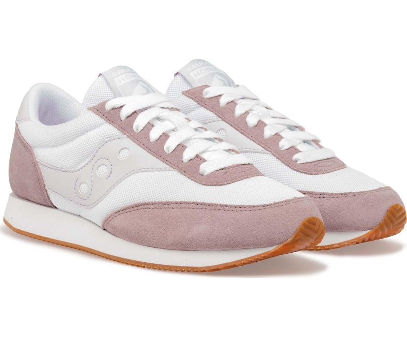 White / Purple Women's Saucony Hornet Originals | XLUZR1205