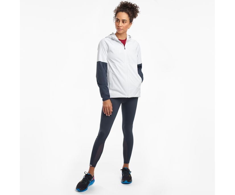 White Women's Saucony Drizzle 2.0 Jackets | JTQBU4510