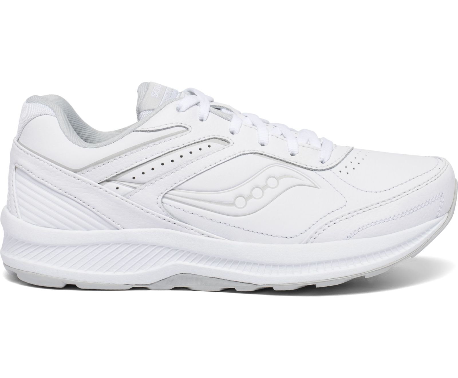 White Women\'s Saucony Echelon Walker 3 Walking Shoes | QYHSR6385