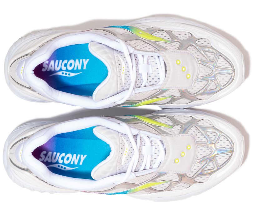 White Women's Saucony Grid Web Originals | XZGFI6304